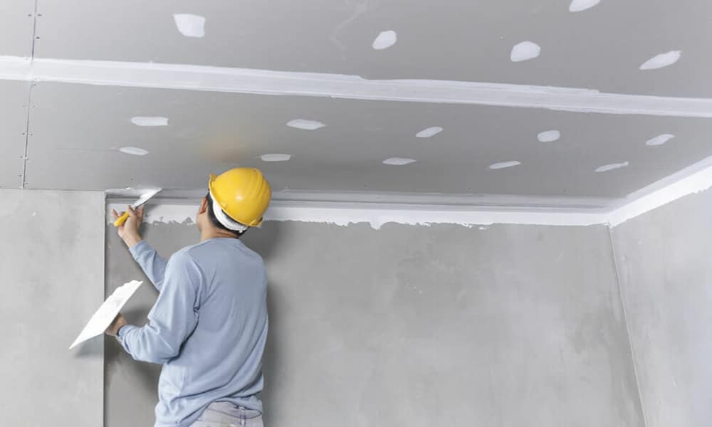 Çeşme alçı sıva uygulaması